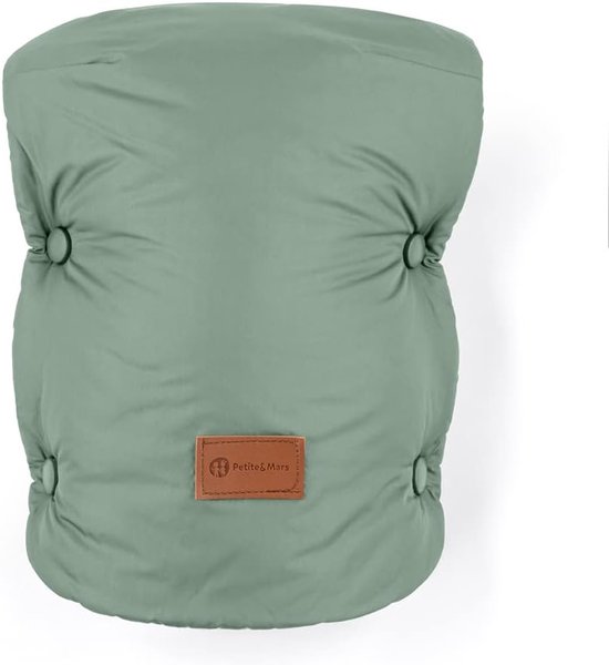 Voetenzak Kinderwagen - Babyzak - Warm Blijven - 3-in-1 Verstelbaar - 110 cm - Eucalyptus Groen — afbeelding 4