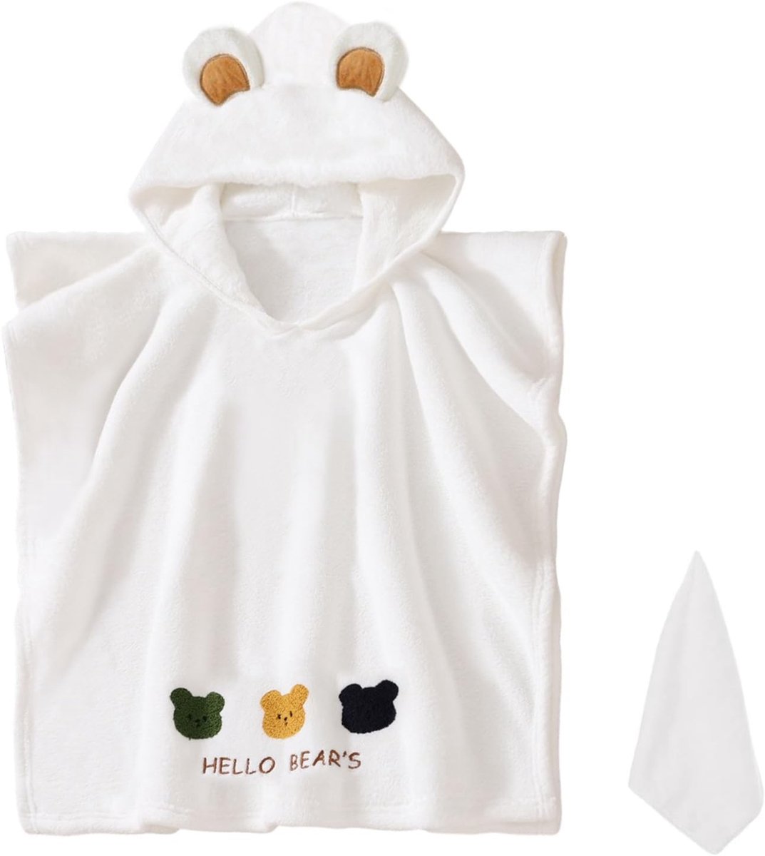 Super Absorberende Baby Badponcho met Kap - Badhanddoek voor Pasgeborenen en Kinderen tot 3 Jaar