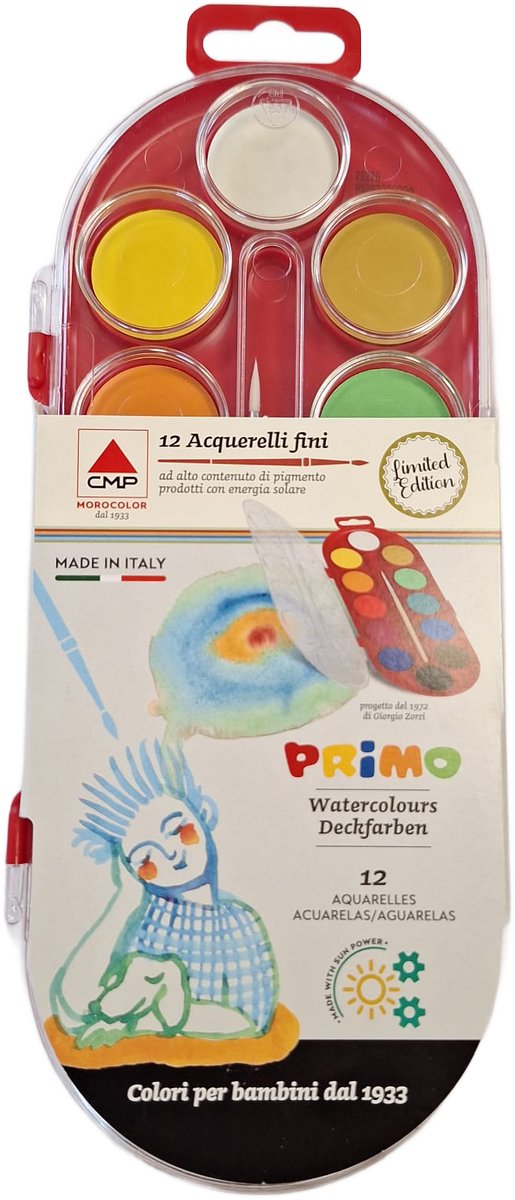 Primo Primo - 12 Aquareltabletten Limited Edition.