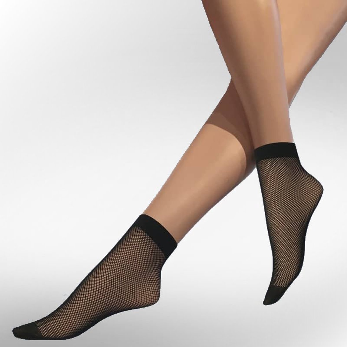 Caresse visnet sokjes classic fishnet