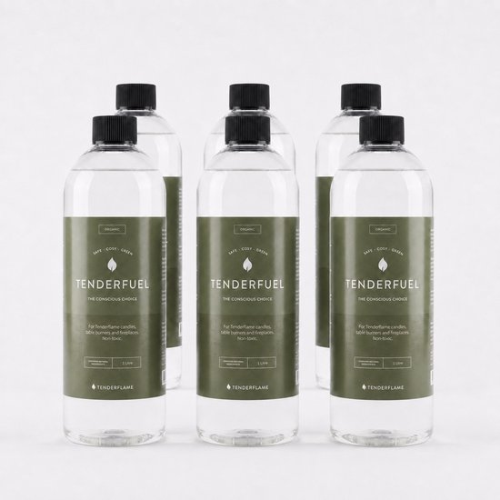 Tenderflame Tenderfuel 6 x 1 Liter - Tenderflame Brandstof - Rookvrij, schoon en geurarm — afbeelding 2