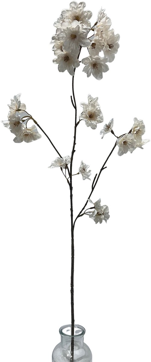 Kunsttak kersenbloesem 86cm off-white