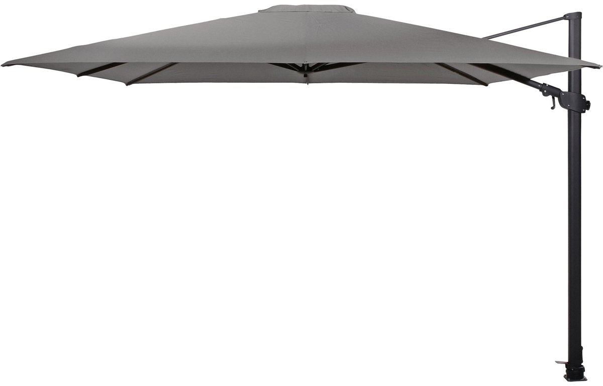 4 Seasons Outdoor Siesta Premium zweefparasol 300 x 300 cm - charcoal