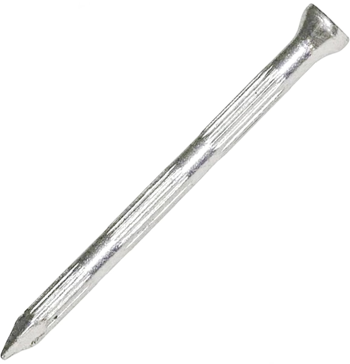 LUN FIX - Betonnagels 3,5 x 40 mm - 100 stk. - Geribbeld, gegalvaniseerd staal - Nagels voor muren, metselwerk, bakstenen