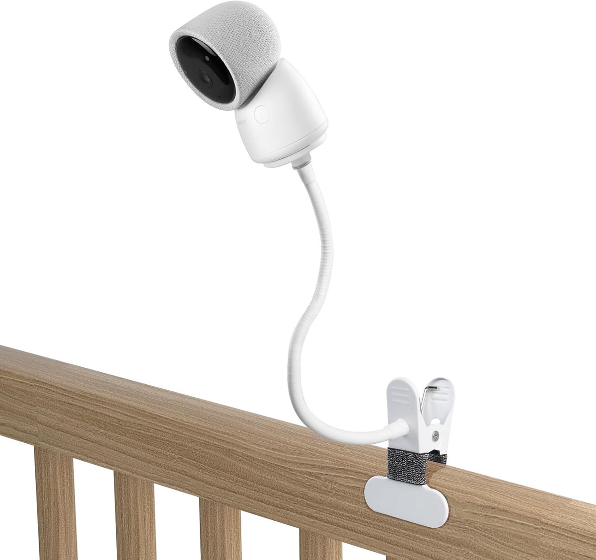 SnelShoppen - Babyfoonhouder voor Arenti babyfooncamera - Cliphouder - Verstelbare en stevige bevestiging - Ideaal voor ouders - Zwart