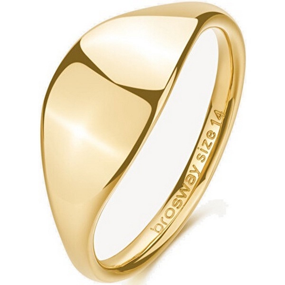 BROSWAY ESSENTIAL BNL120 - 56 MM - GOLD-PLATED RING 1 STUK