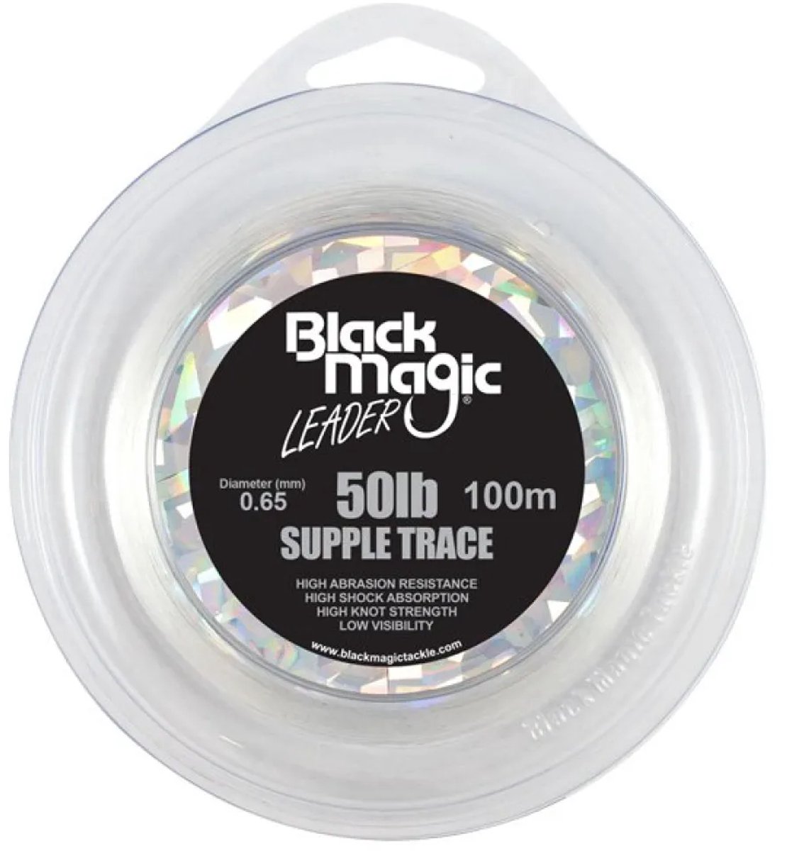 Black Magic Supple Trace Monofilament 100 M Transparant 0.600 mm