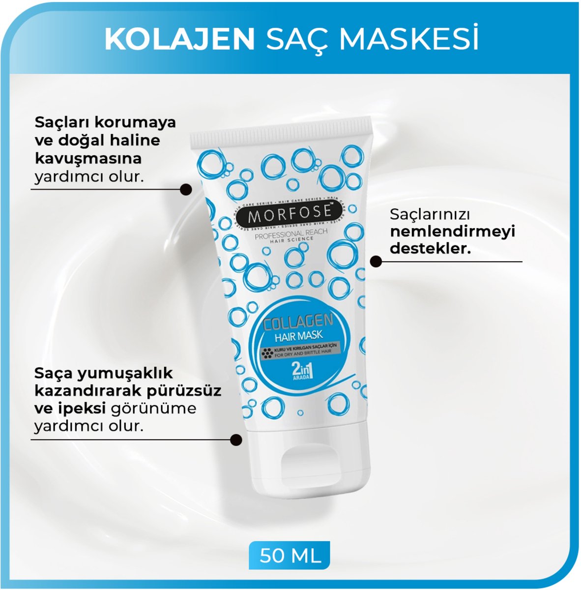 Morfose Collagen Hair Mask 50 Ml