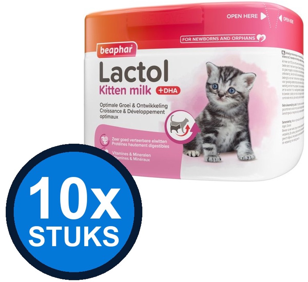 10x Beaphar – lactol kitten milk 250gr – Kattenvoer – 250 g 10x Beaphar – lactol kitten milk 250gr – Kattenvoer – 250 g