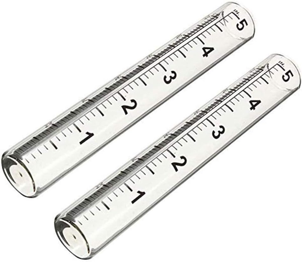 Glazen regenmeters 5 inch - vervangende meetbuizen - duurzaam materiaal - nauwkeurige neerslagmeting - ShopVlot