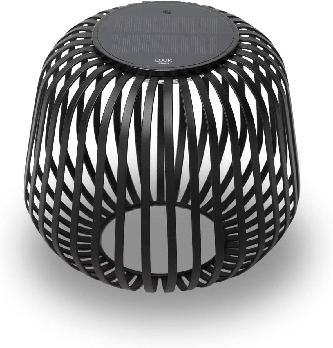 Solar lantaarn IP65 - Draadloos en dimbaar - Black - Sfeervolle verlichting voor tuin - SnelShoppen