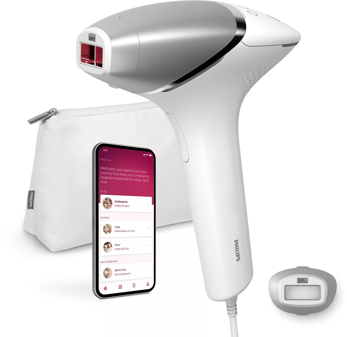 Philips Lumea IPL 8000 BRI940/00 - SenseIQ - SmartSkin - 450000 flitsen