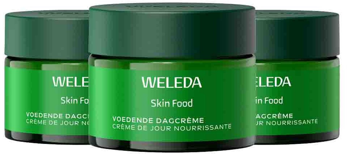 WELEDA - Skin Food Voedende Dagcrème - 3 x 40 ml - Voordeelverpakking