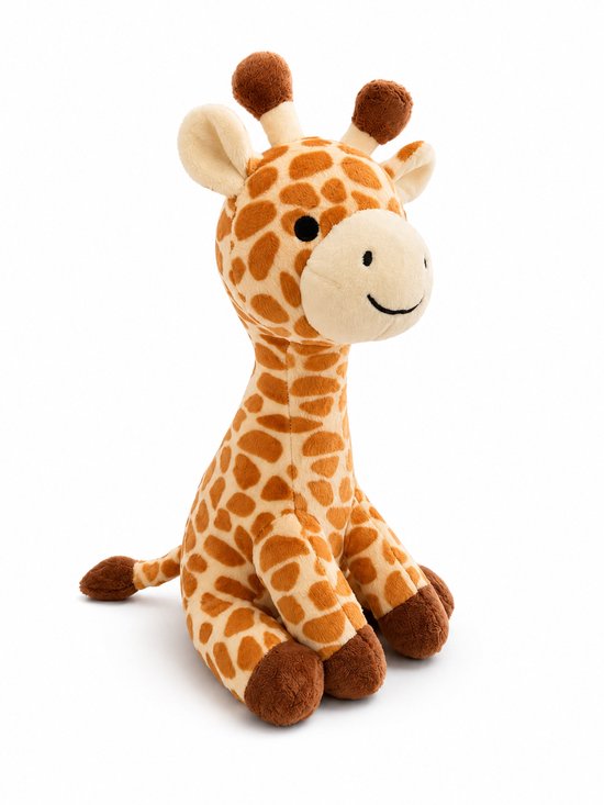 Fluffica - Giraffe Knuffel - Zachte Pluche - CE-gecertificeerd - Geschikt voor Baby’s & Kinderen - Lief Design - Knuffeldier - 25cm van Merkloos — afbeelding 2