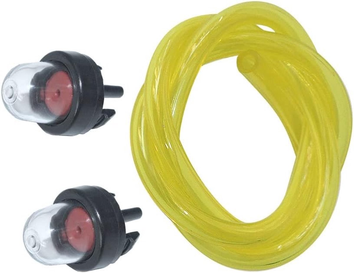 Complete Brandstofslangset met 2 Primerlampen voor Bosmaaiers en Trimmers - Geschikt voor Diverse Merken en Modellen