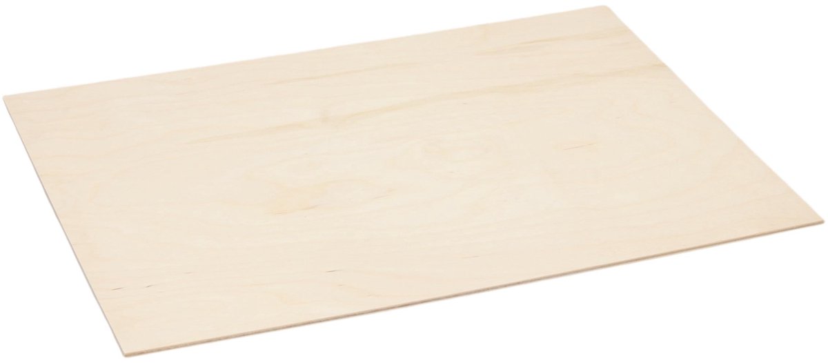Houten placemat voor taart - 42 x 28 cm