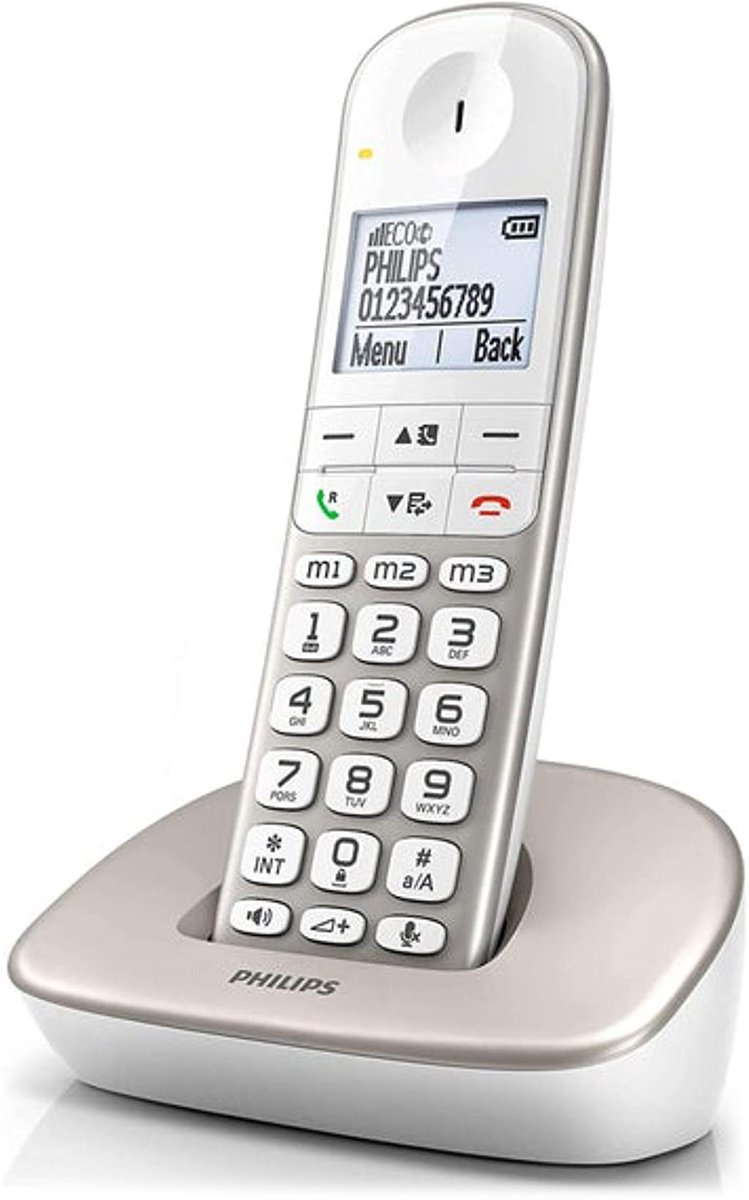 Vaste Telefoon XL490 - grote toetsen en volume boost