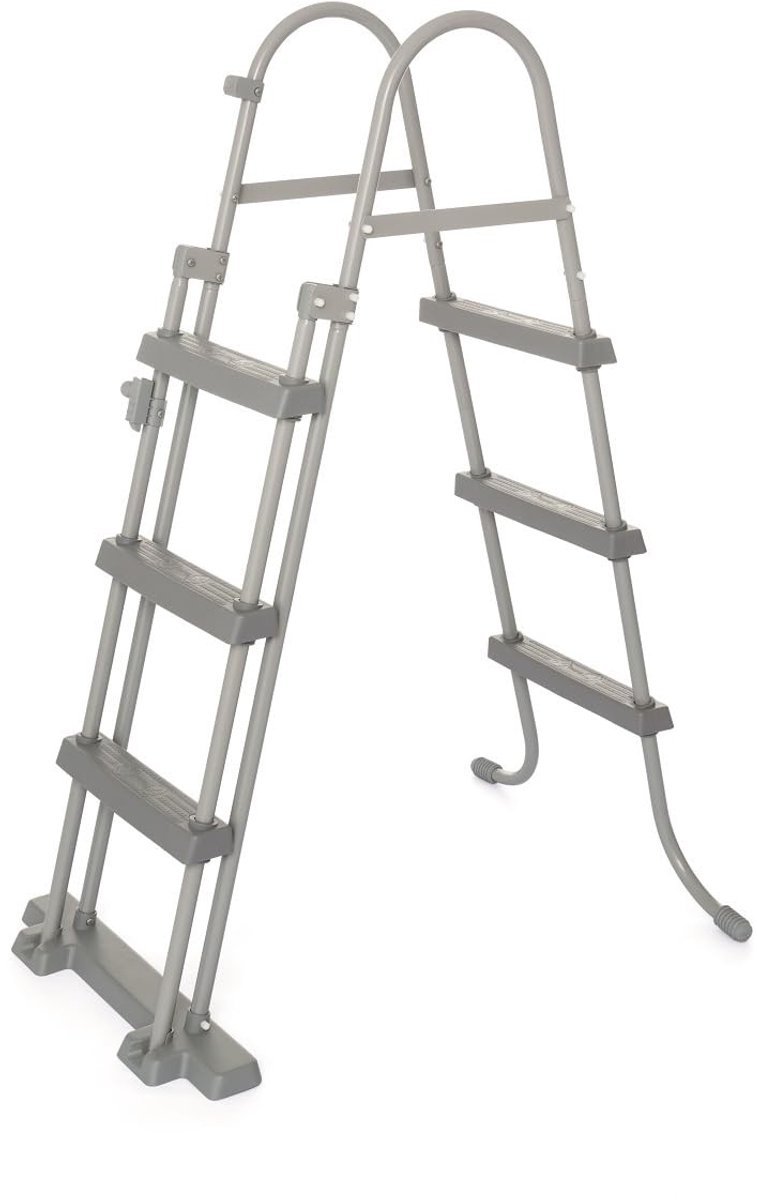 Boven Grond Zwembad Ladder - Metalen Constructie - 107 cm