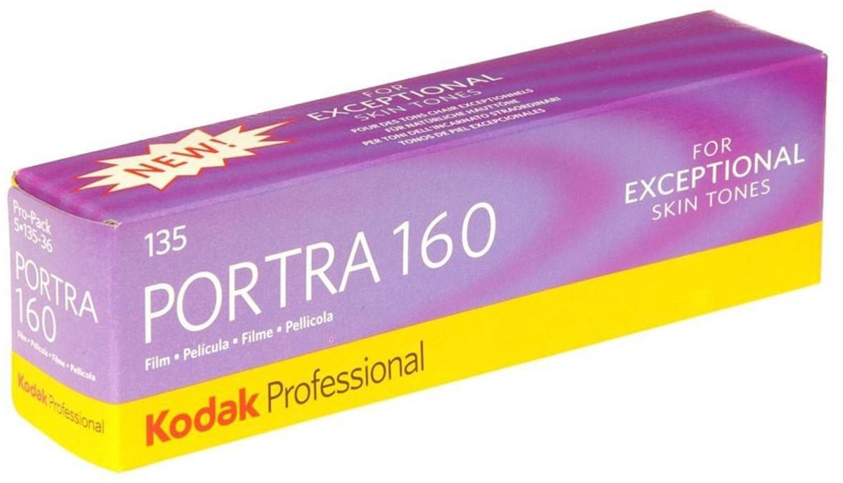 Portra 160 Kleur Negatief Film - 5-Pack 35mm