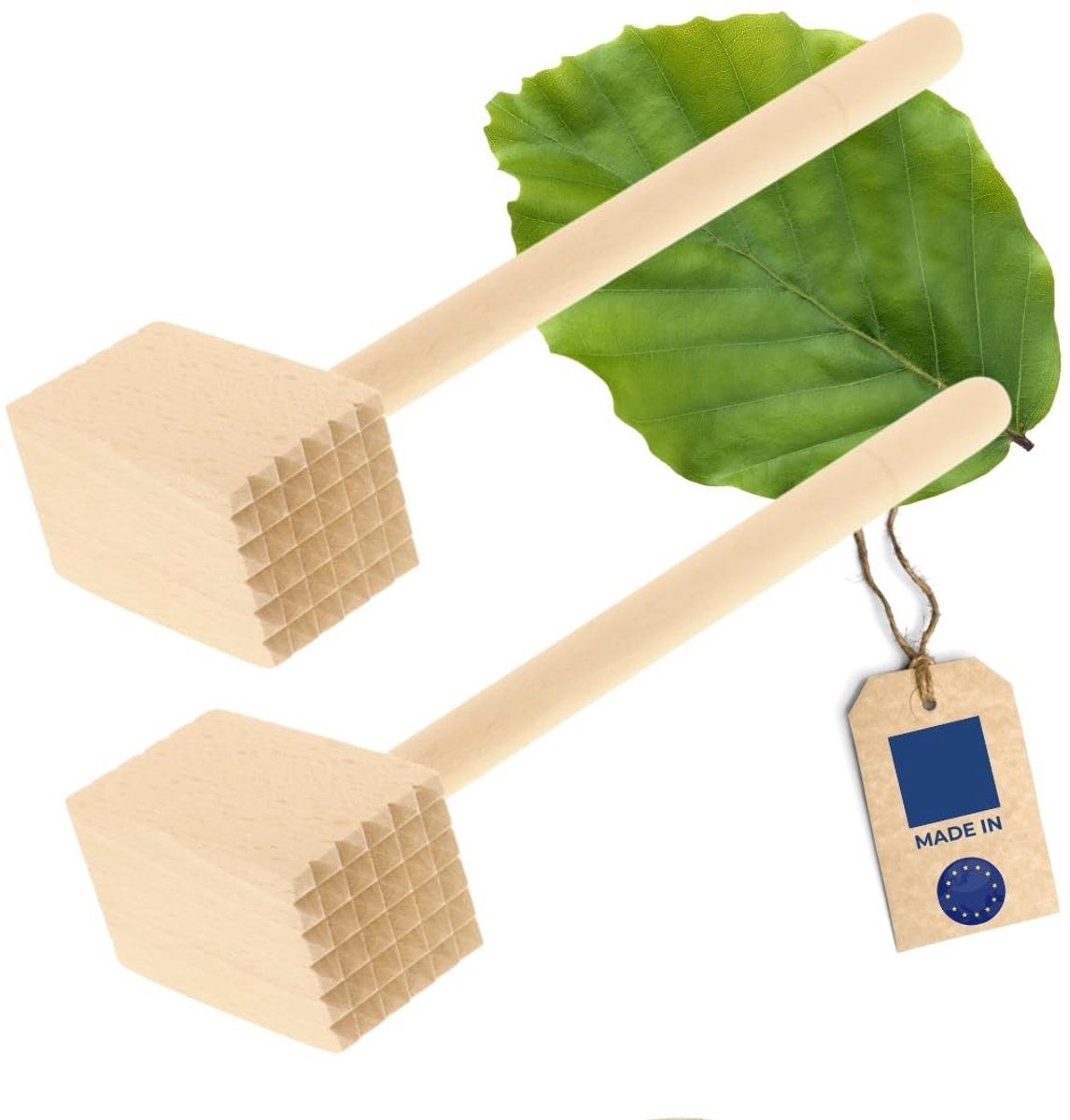 Vleesthamer - Beukenhouten handvat 28 cm