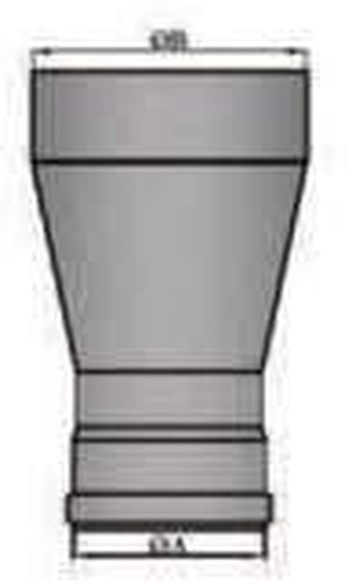 Pellet Verlengbuis 100/130 mm - Vergroting Rookbuis