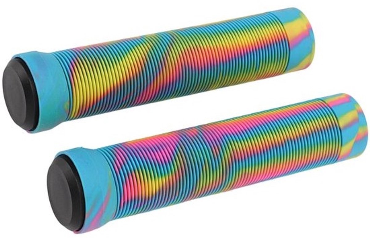 Fiets Handvatten - Stuurgrepen Mountainbike - Comfortabel Fietsen - Antislip Textuur - 22.2mm - Geel-Groen