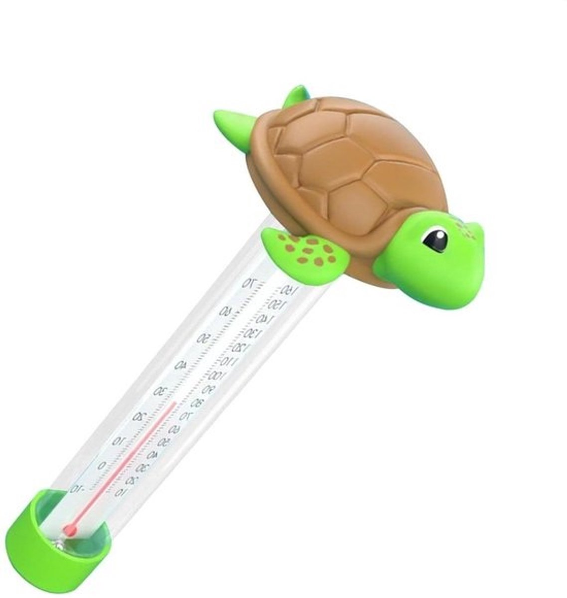 Watertemperatuurmeter - Badthermometer Zwembad - Veilig Baden - Dubbele Schaal - 26.4 cm - Zeeschildpad