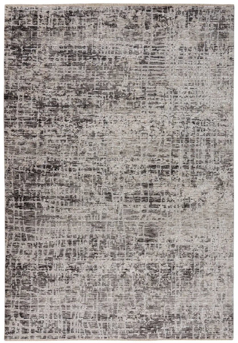 Dutch XXL Vintage Vloerkleed | Tapijt | Amora | Lijnen | Grijs | 120x170 cm