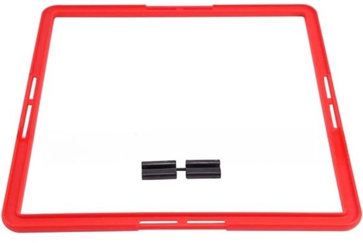 Snelheid Ring Set - Agility Ringen Voetbal - Atletische Training Verbeteren - Veelzijdig Trainingshulpmiddel - 42.5 cm Ring - Rood