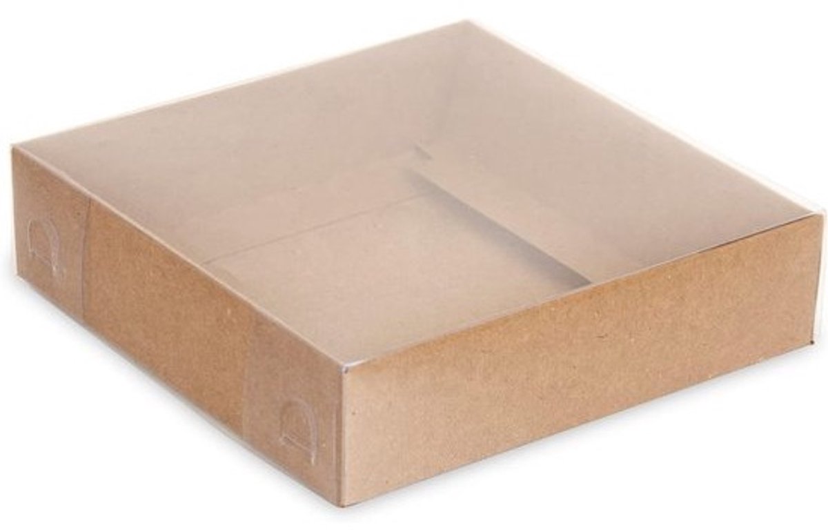 Kraft Cadeauboxen 25 Stuks - Luxe Geschenkpakketten voor Bruidsmeisjes, Verjaardagen, Kerstmis, Trouwen of Babyshowers (Wit, 9x9x3 cm)