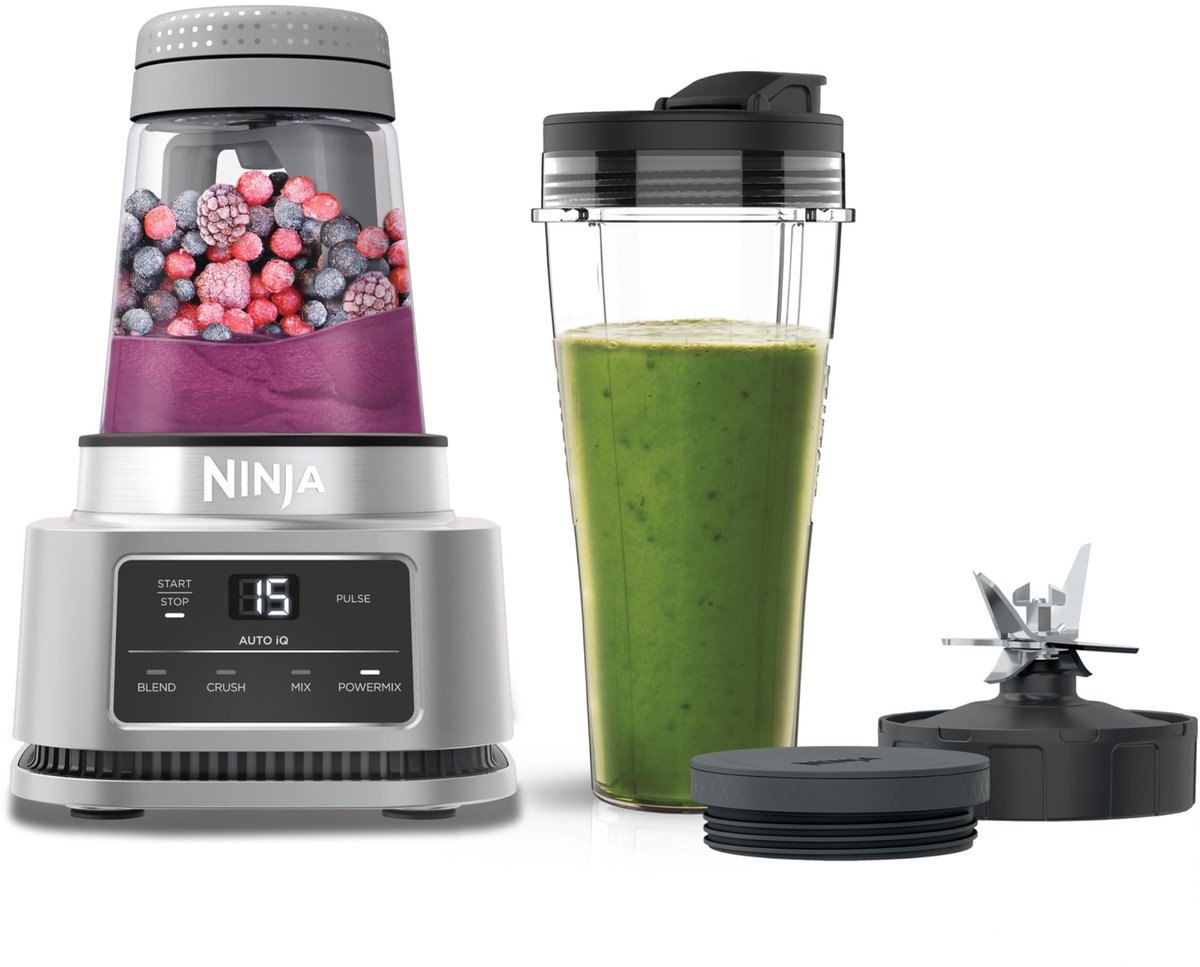 2-in-1 Power Nutri Blender - Mix Smoothie Bowls - Zilver