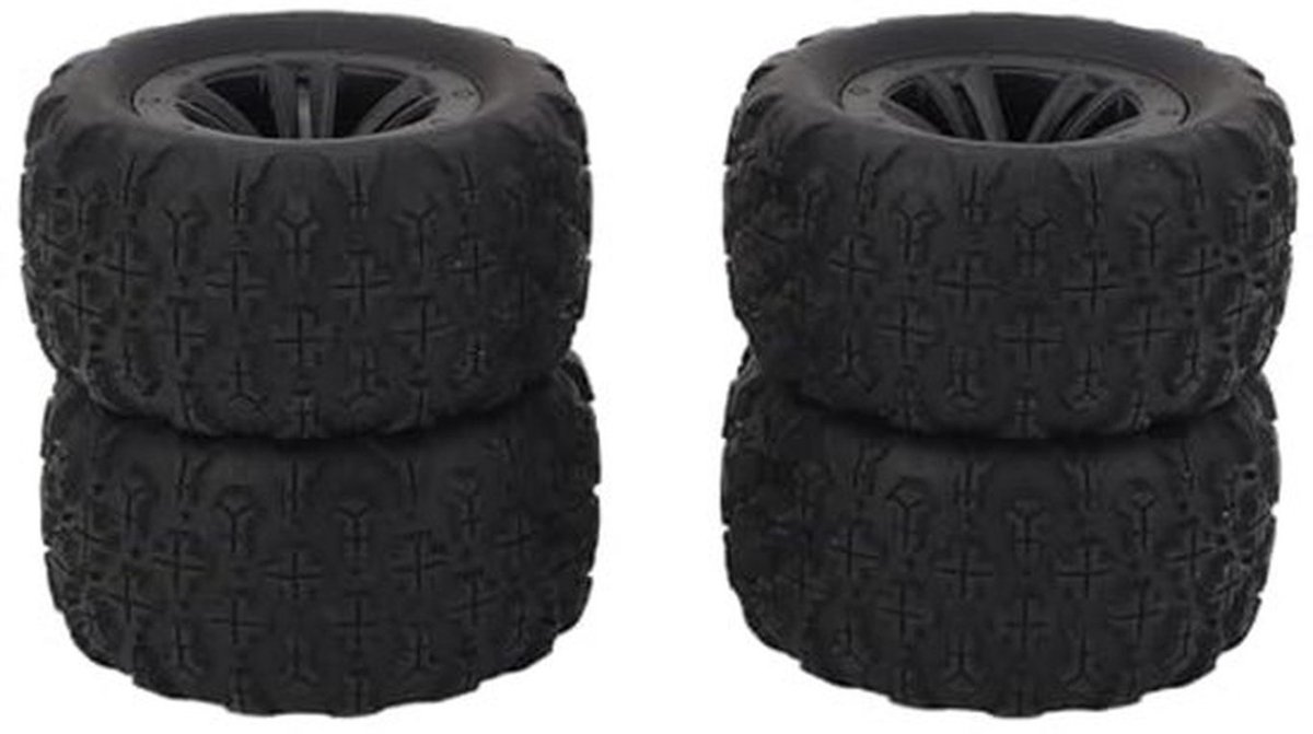 RC autoband voor WLTOYS 144010, Scy 16101, MJX 16208, rubberen wielband met verbeterde slijtvastheid voor 16102, 16101Pro, 16209, 16210