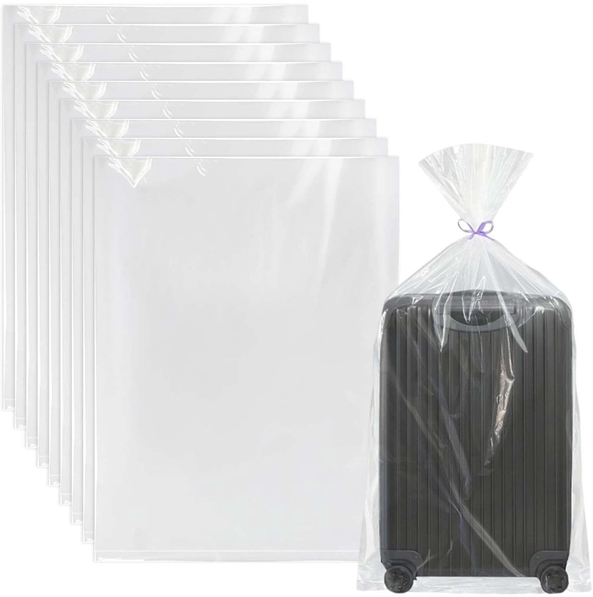 Transparante Opslagzakken - Set van 8 - 100 x 150 cm