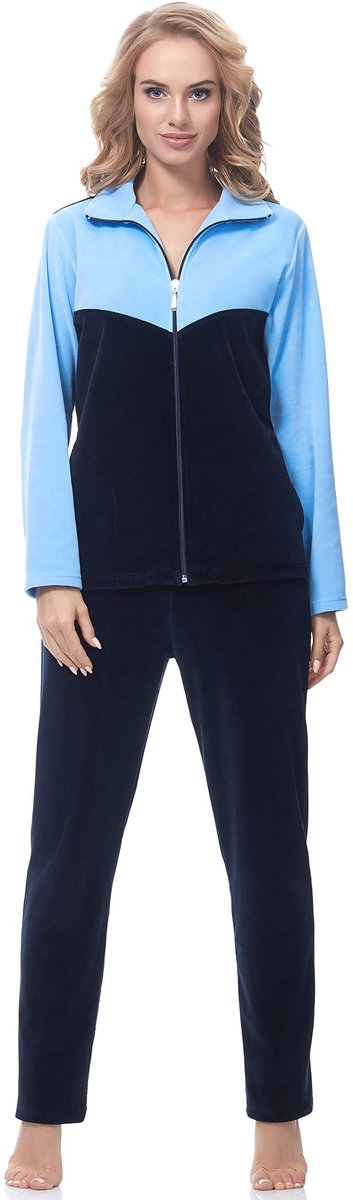 Joggingpak voor volwassenen - Donkerblauw 6XL