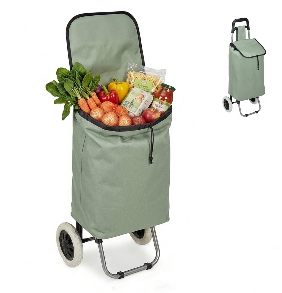 Vouwbare Winkelwagentje - 28 L - Sage