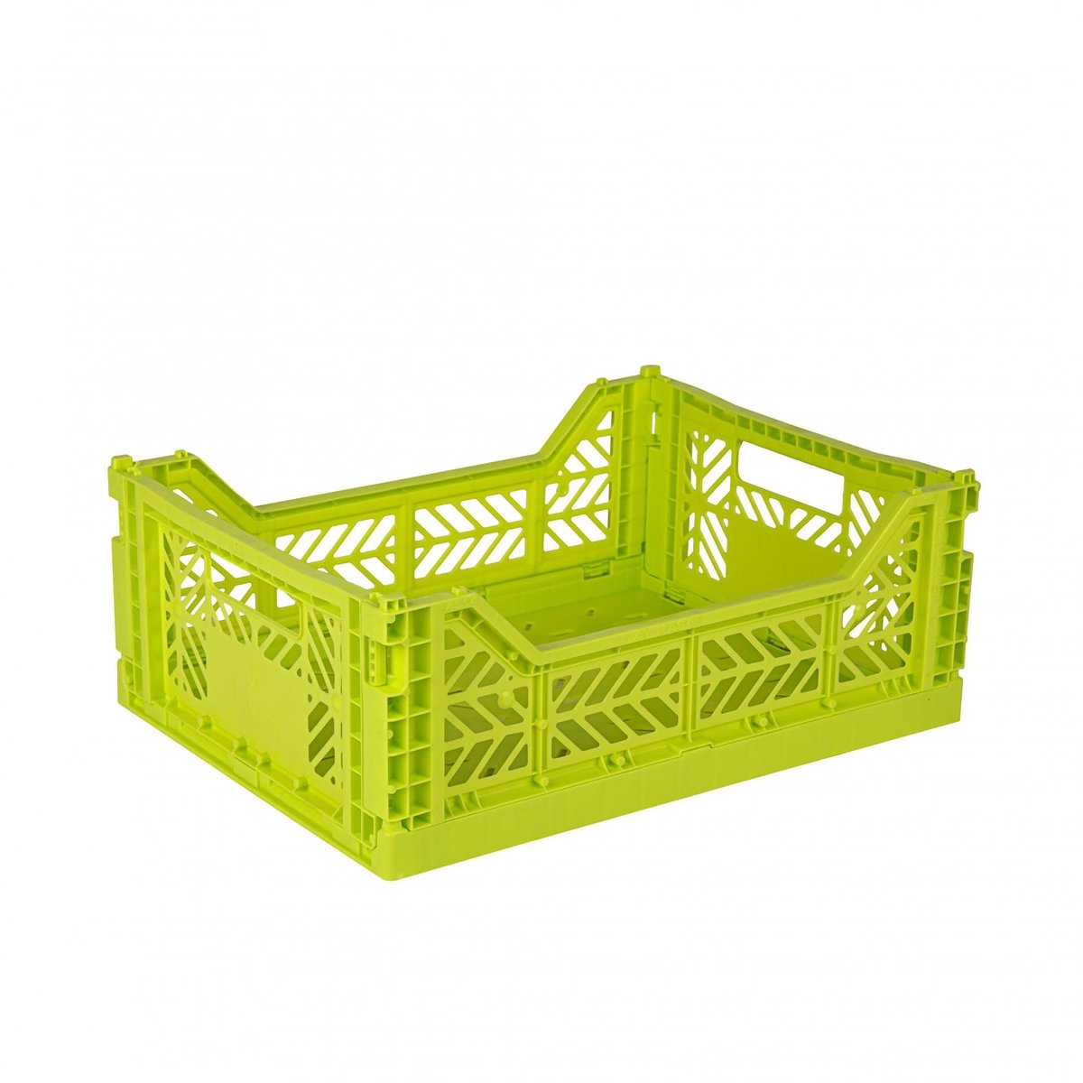 Opvouwbare Opbergbox - Stabiele Plastic Box - Midi - 40 x 30 x 14 cm