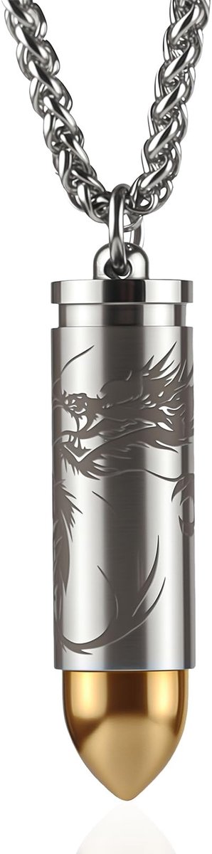Waterdichte Pillenhouder van Titanium - Persoonlijk Ontwerp