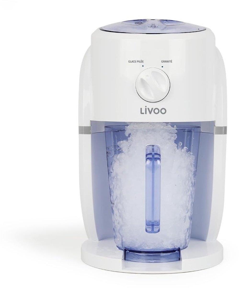 2-in-1 Slushie Maker en IJsvermaler - Wit