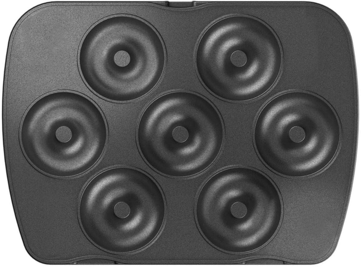 Wafelijzer Accessoire voor Mini Donuts en Bagels - Zwart