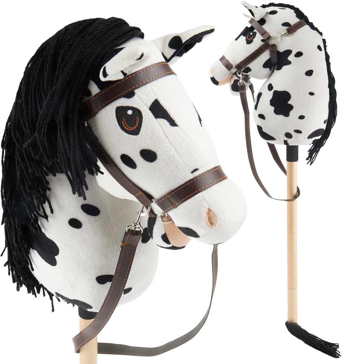 Hobby Horse Stokpaard Schecke - Size S met hoofdstel