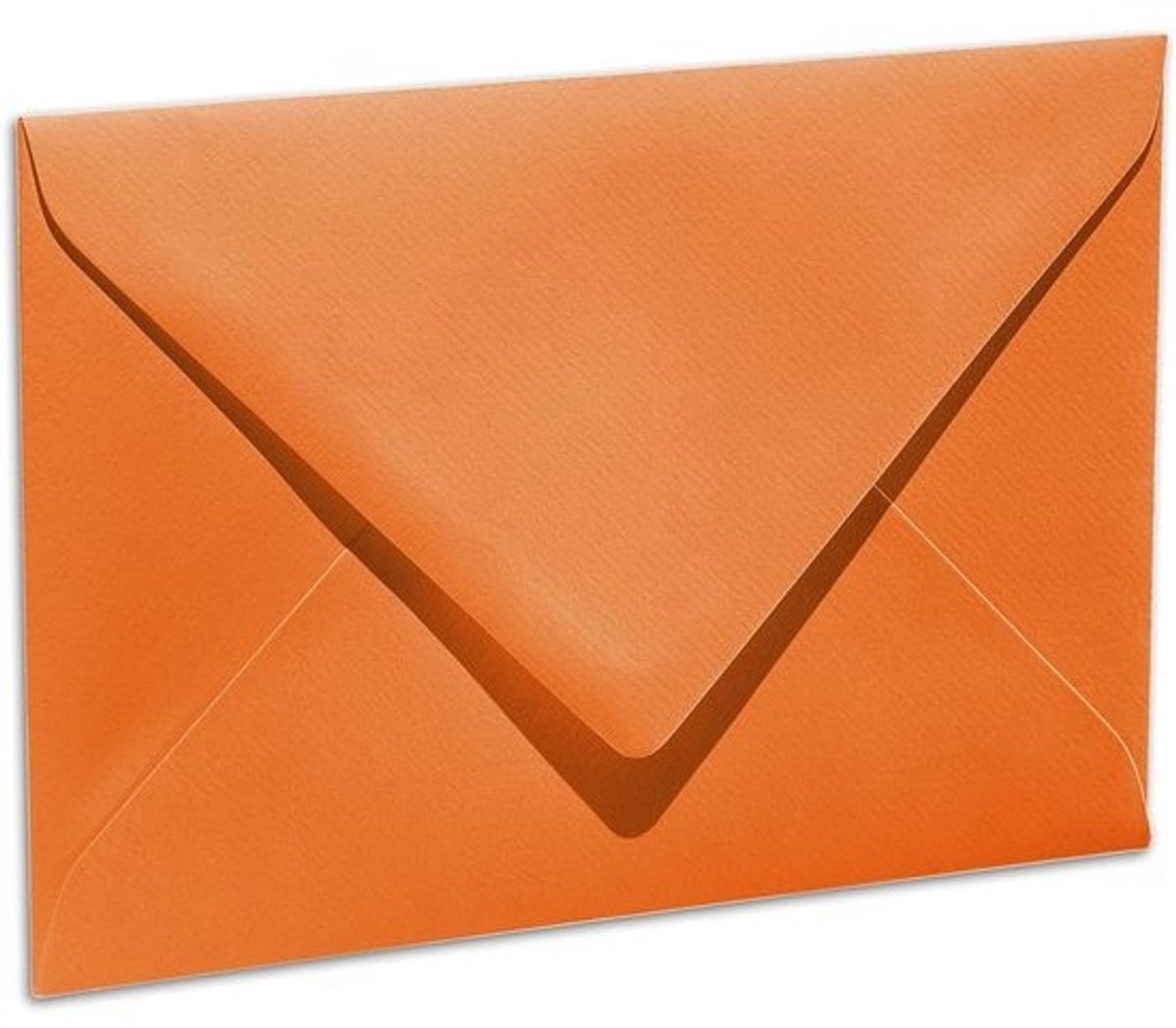 Enveloppen B6 - Briefkaarten Enveloppen - Uitnodigingen Versturen - Elegante Egoutteur Ribbels - 200 stuks - Oranje