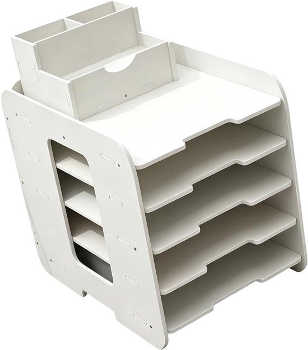 Bureau Documenten Organizer - Opbergrek Bestanden - Bureau Organiseren - Meerlagige Structuur - 23x31x28cm - Niet gespecificeerd
