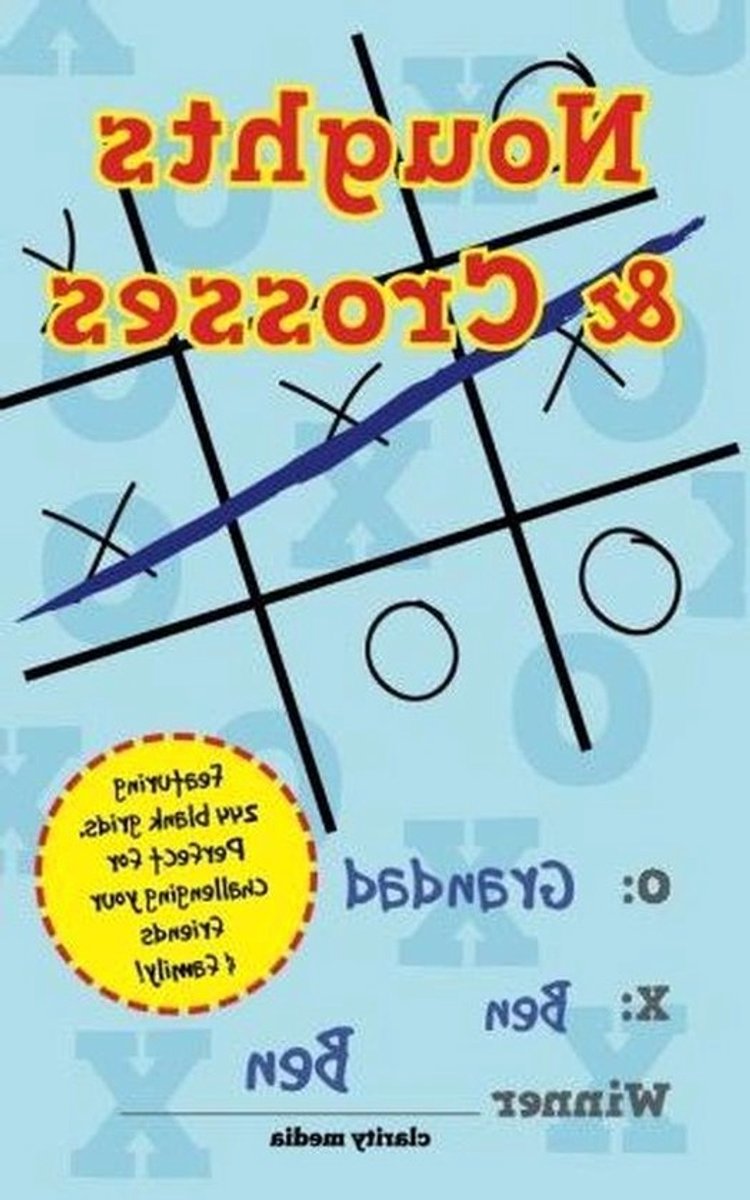 Kruisje Nul Spel - Tic Tac Toe - Spelletjes Spelen - 244 Lege Vakjes - 12.7 x 20.32 cm - Wit