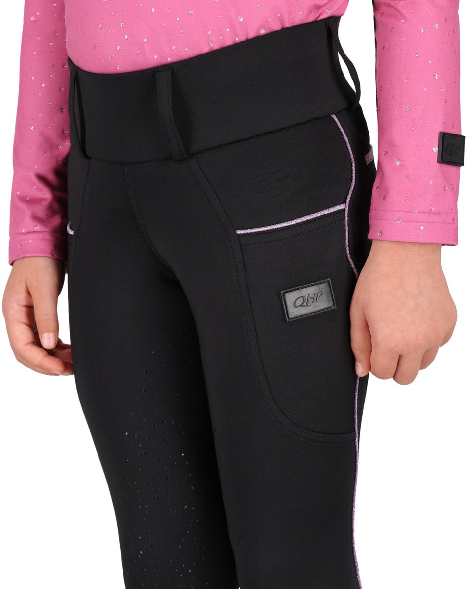 Qhp Rijlegging Isalyn junior (AW26) Black - 128 | Zwart