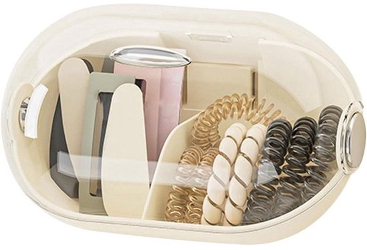 Wandorganizer Make-up - Cosmetica Opberger - Ruimte Besparen - Stofdicht Deksel - 91 x 97 x 91 cm - Transparant