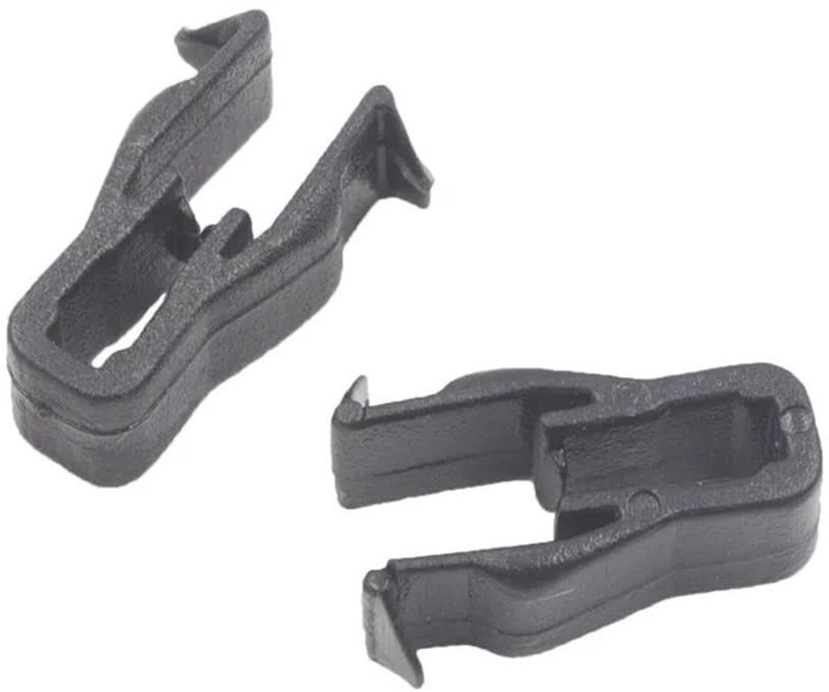 Universele instrumentenpaneel drukknopen clips - Zwart - 30 stuks