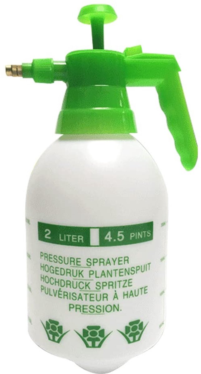Handdruk Tuinspuit - 2 Liter met Verstelbare Nozzle - Groen