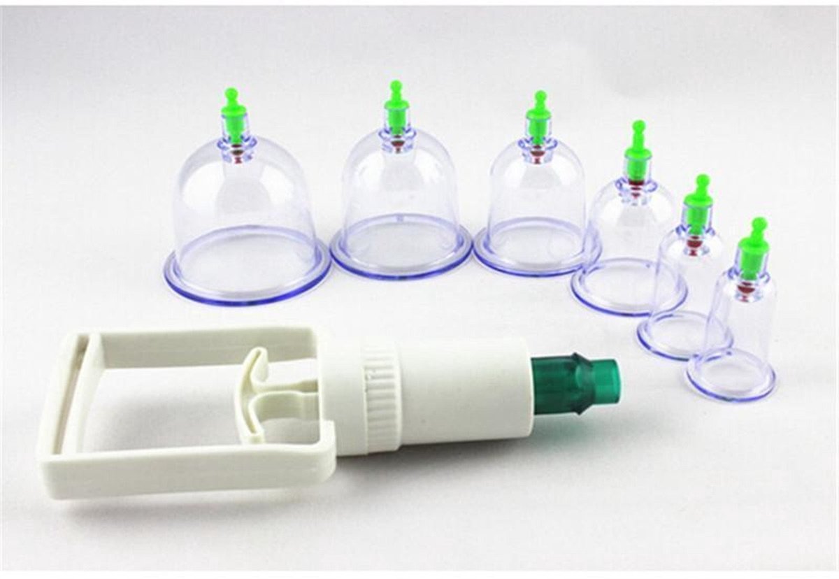 Vacuum Massage Therapie Set - 6 Koppen voor Lichaamsmassage