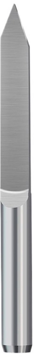 V-groeffrees - Wolfraamcarbide - 4mm schachtdiameter
