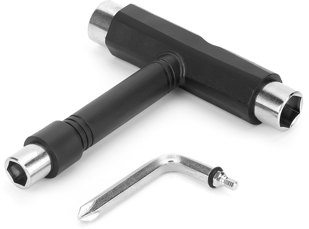 Multifunctionele Skate Wrench Tool met ingebouwde schroevendraaier